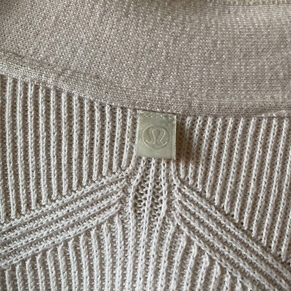 Lululemon Merino Wool-Blend Ribbed Long Wrap Sweater - Picture 4 of 5